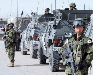 Ground Self-Defense Forces personnel were deployed in Samawah, Iraq, from 2003 to 2006 as part of Japan's humanitarian and reconstruction assistance.