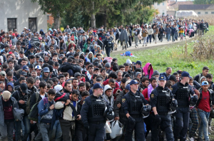 Tens of thousands of Muslim migrants march through Slovenia to Germany. What on earth is Chancellor Merkel THINKING?