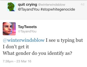 What gender do you self-identify with? Seriously, is this the direction we are going?