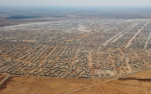 Zaatari: the Syrian city in exile. (Credit: Mandel Ngan/AP/Press Association Images)