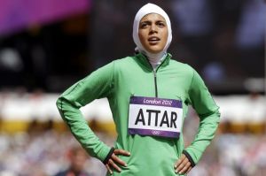 Attar, a female runner from Saudi Arabia, was one of only 4 women allowed to compete by the Kingdom in the Rio Olympics.