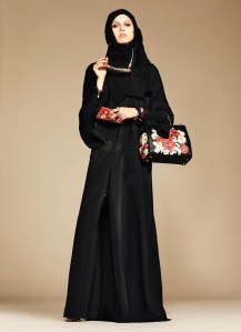 Famed designers Dolce & Gabbana even have a abaya and hijab collection. We kid you not (Credit: Style.com/Arabia)