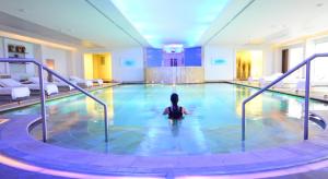The Luthan Hotel pool in Riyadah, a women's only facility that seems to not be catching on. (Credit: Luthan Hotel)