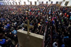 Christmas Eve 2015 at an unnamed church in mainland China. All over the country, churches are exploding in size. (Credit: tothesource.org)
