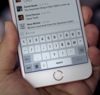 iPhone SE, the official dictation tool of this text (backspace keys were often used in the making of this article)