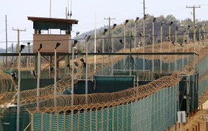 The exterior of Camp Delta is seen at the U.S. Naval Base at Guantanamo Bay (Credit: PBS)